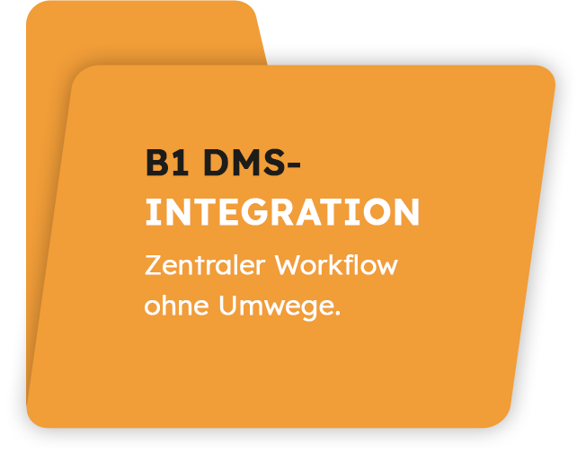 B1 DMS Integration Ordner